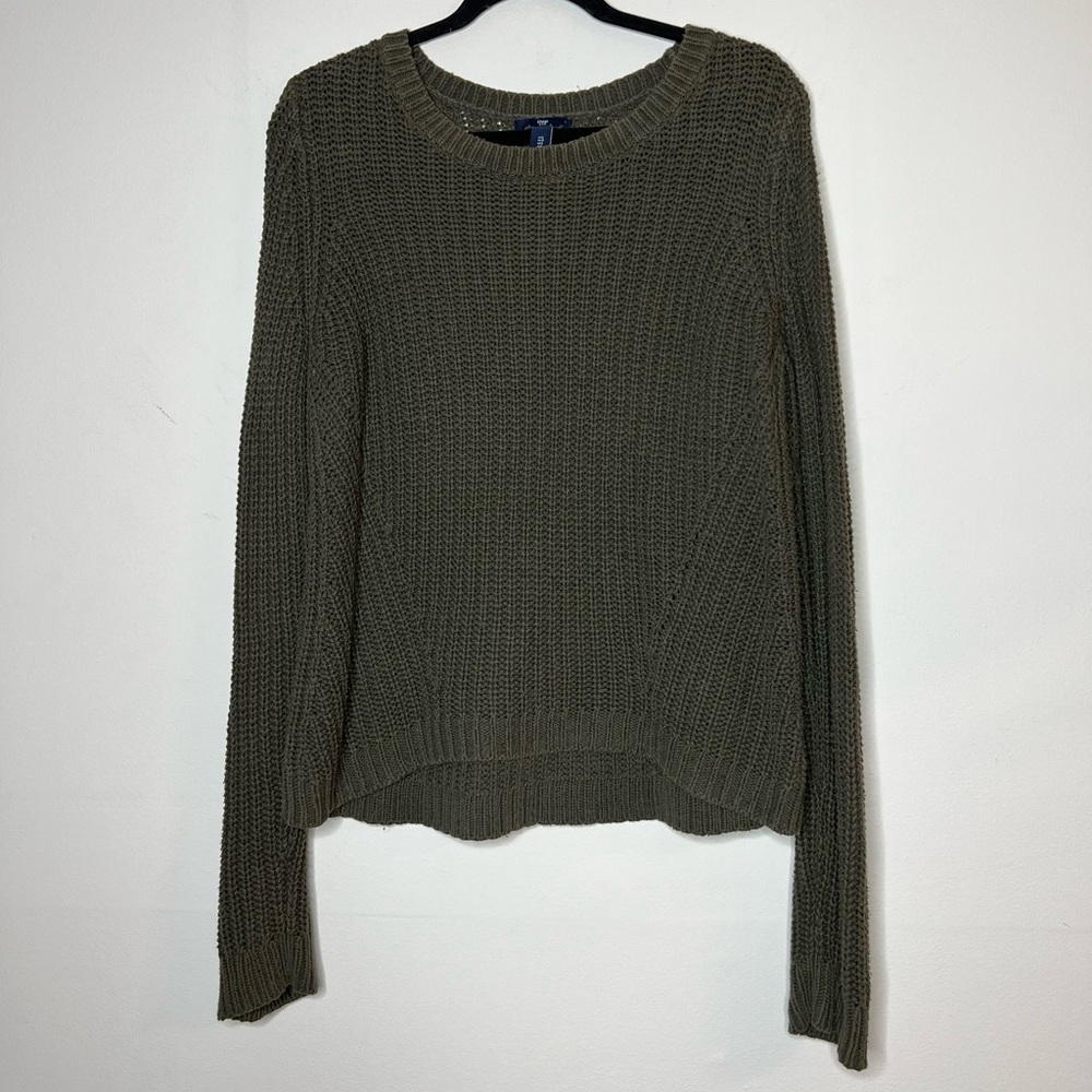 GAP Green Knit Sweater, sz. L